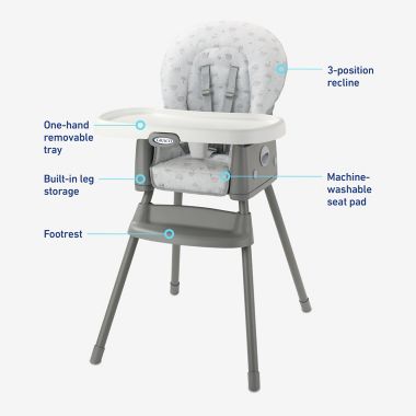 Graco&reg; SimpleSwitch&trade; Highchair in Reign. View a larger version of this product image.