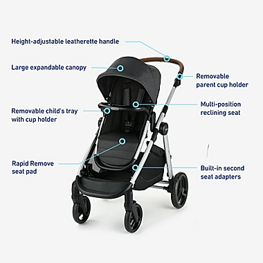 Graco&reg; Modes&trade; Nest2Grow&trade; DLX Travel System in Riordan. View a larger version of this product image.