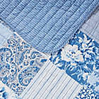 Alternate image 9 for Laura Ashley&reg; Paisley Patchwork 3-Piece Reversible Full/Queen Quilt Set in Blue