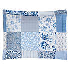 Alternate image 3 for Laura Ashley&reg; Paisley Patchwork 3-Piece Reversible King Quilt Set in Blue