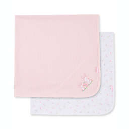 Little Me® 2-Pack Blankets in Soft Roses