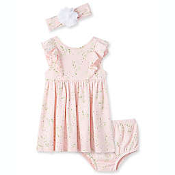 Little Me® Size 6M 3-Piece Bee Lovely Dress Set in Pink