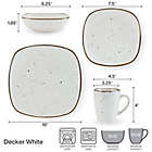 Alternate image 6 for Pfaltzgraff&reg; Decker 16-Piece Dinnerware Set in White