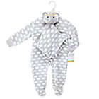 Alternate image 3 for Hudson Baby&reg; Size 0-3M Elephant Plush Sleep and Play Footie and Security Blanket/Toy in Cloud