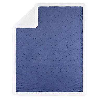 The Peanutshell&trade; Moonlight Blue Baby Blanket in Blue. View a larger version of this product image.