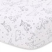 The Peanutshell&trade; Moonlight Blue Fitted Crib Sheet