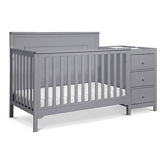 Alternate image 1 for carter's® by Davinci Dakota 4-in-1 Crib and Changer Combo in Grey