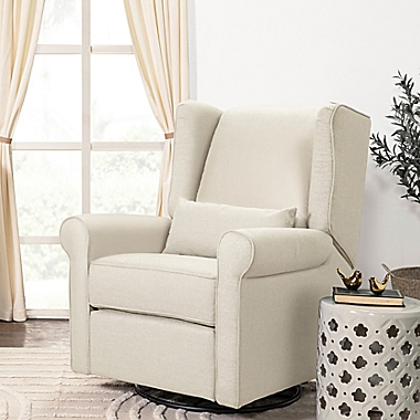 DaVinci Hayden Swivel Glider Recliner in Natural. View a larger version of this product image.
