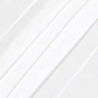 Alternate image 3 for Everhome&trade; Blanche Textured Stripe 95-Inch Light Filtering Curtain Panel in White (Single)