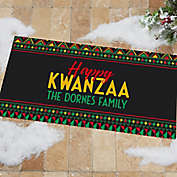 Kwanzaa Personalized Oversized 24" x 48" Doormat