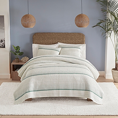 UGG&reg; Shelly 2-Piece Twin Quilt Set in Blue. View a larger version of this product image.