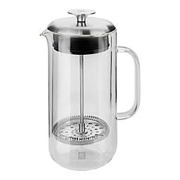 Zwilling® J.A. Henckels Sorrento Plus 25 oz. Double Wall French Press in Clear/Silver