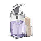 Alternate image 0 for simplehuman&reg; Push Pump Soap Dispenser with Caddy in Brushed Nickel