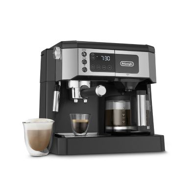 De&#39;Longhi All-In-One Combination Coffee and Espresso Machine in Black/Stainless Steel