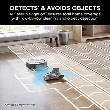 Shark AI RV2001 Wi-Fi Connected Robot Vacuum with Advanced Navigation. View a larger version of this product image.