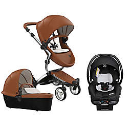 Mima® Xari 4G Mico XP Max Single Travel System with Silver/Camel Frame