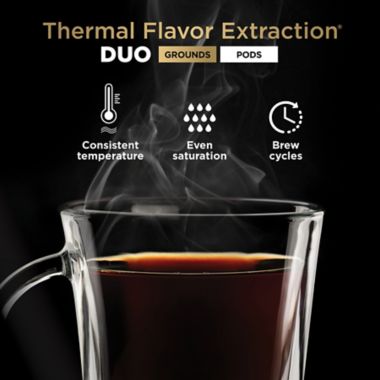 Ninja&reg; CFP201 DualBrew Coffee Maker in Black. View a larger version of this product image.