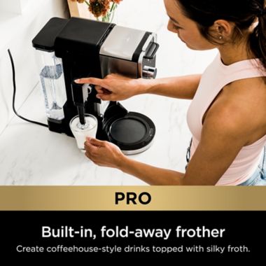 Ninja&reg; DualBrew Pro CFP301 Specialty Coffeemaker System with Frother in Black. View a larger version of this product image.
