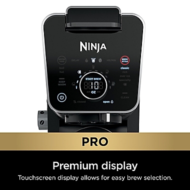 Ninja&reg; DualBrew Pro CFP301 Specialty Coffeemaker System with Frother in Black. View a larger version of this product image.