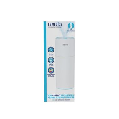 HoMedics&reg; TotalComfort&reg; Portable Ultrasonic Humidifier in White. View a larger version of this product image.