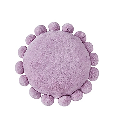 UGG&reg; Polar Sun Round Throw Pillow in Verbena. View a larger version of this product image.