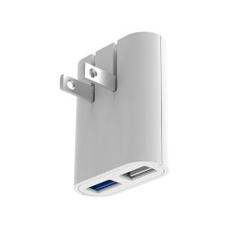 iHome® AC Pro Dual Port Wall Charger in White