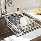 Alternate image 1 for Squared Away&trade; Expandable Aluminum Over-the-Sink Dish Rack