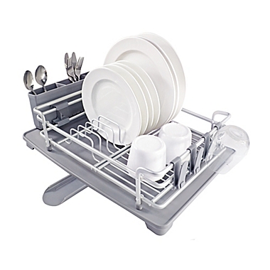 Squared Away&trade; 3-Piece Aluminum Dish Rack Set. View a larger version of this product image.