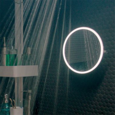 Sharper Image&reg; LED Fogless Shower Mirror &amp; Speaker with Bluetooth. View a larger version of this product image.