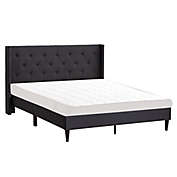Dream Collection&trade; by LUCID&reg; King Wingback Platform Bed in Charcoal