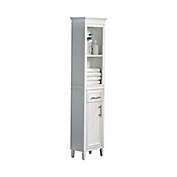 Everhome&trade; Cora 4-Shelf Bath Cabinet/Shelf Tower in White