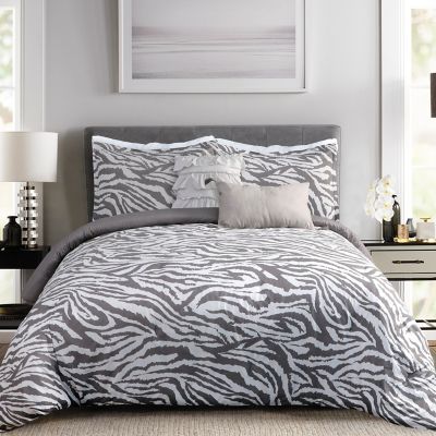 EnvioHome&trade; Zebra 5-Piece Reversible Full/Queen Comforter Set