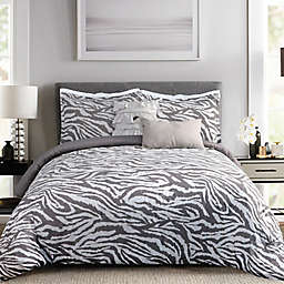 EnvioHome™ Zebra 5-Piece Reversible Full/Queen Comforter Set