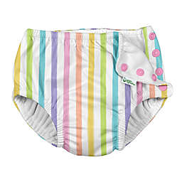 i play.® by green sprouts® Snap Reusable Swim Diaper in Rainbow Stripe