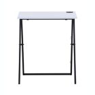 Alternate image 4 for Simply Essential&trade; Folding Desk with Qi Charger in White/Black