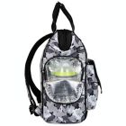 Alternate image 6 for Baby Brezza&reg; Lucia Caddy Tray Diaper Bag in Black/White