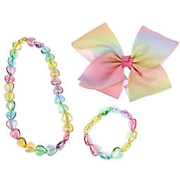 Capelli® Kid's Jewelry, Necklace, Bracelet, Bow 3-Piece Set