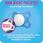 Alternate image 5 for MAM Night Age 0-6 Months Glow-in-the-Dark Pacifier in Blue (2-Pack)