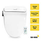 Alternate image 2 for SmartBidet Round Electric Bidet Seat with Remote Control in White