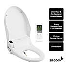 Alternate image 1 for SmartBidet Heated Electronic Elongated Toilet Seat with Dryer in White