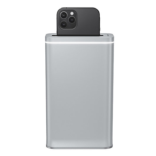 Alternate image 1 for simplehuman Cleanstation Phone Sanitizer in Matte Silver