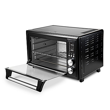 Cosori Smart Air Fryer Toaster Oven In Black. View a larger version of this product image.