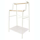 Alternate image 0 for Squared Away&trade; 2-Tier Garment Rack with Storage Base in Blond/Coconut Milk