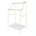 Alternate image 0 for Squared Away&trade; 2-Tier Garment Rack with Storage Base in Blond/Coconut Milk