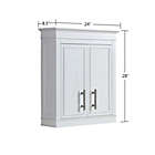 Alternate image 5 for Everhome&trade; Cora Wall Cabinet in White