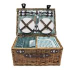 Alternate image 6 for Bee &amp; Willow&trade; Picnic Basket with Service for 4 in Grey