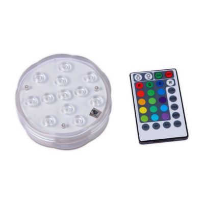 Simply Essential&trade; LED Puck Light with Remote