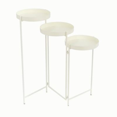 Simply Essential&trade; 3-Tier Foldable Plant Stand in White