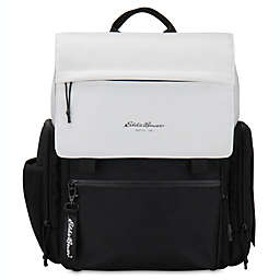 Eddie Bauer® Cascade Backpack Diaper Bag in Black/White