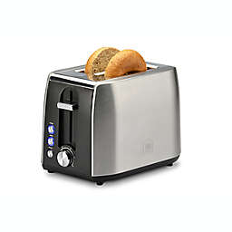 Toastmaster Two-Slice Toaster in Silver/Black